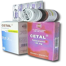 دواء سيتال Cetal لتخفيض درجة الحرارة وتسكين الألم